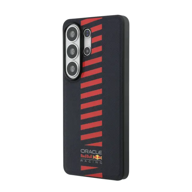 Red Bull PU Leather Meshed Powerbar Magnetic Case for Samsung Galaxy S26 Ultra Navy 2