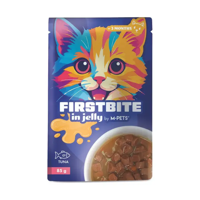 M-PETS FirstBites Τόνος 85gr Υγρή Τροφή Γάτας