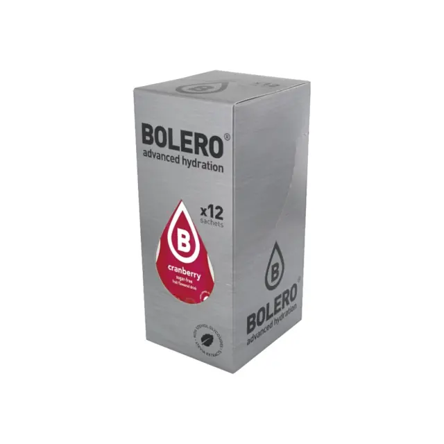 BOLERO Cranberry-Χυμός σε σκόνη για 1.5L (Κουτί των 12) 9gr