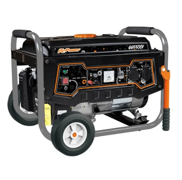 Ηλεκτρογεννήτρια Βενζίνης Itc Power - GG3300 F 3000w – 4 Χρονοκίνητη Τροχήλατη