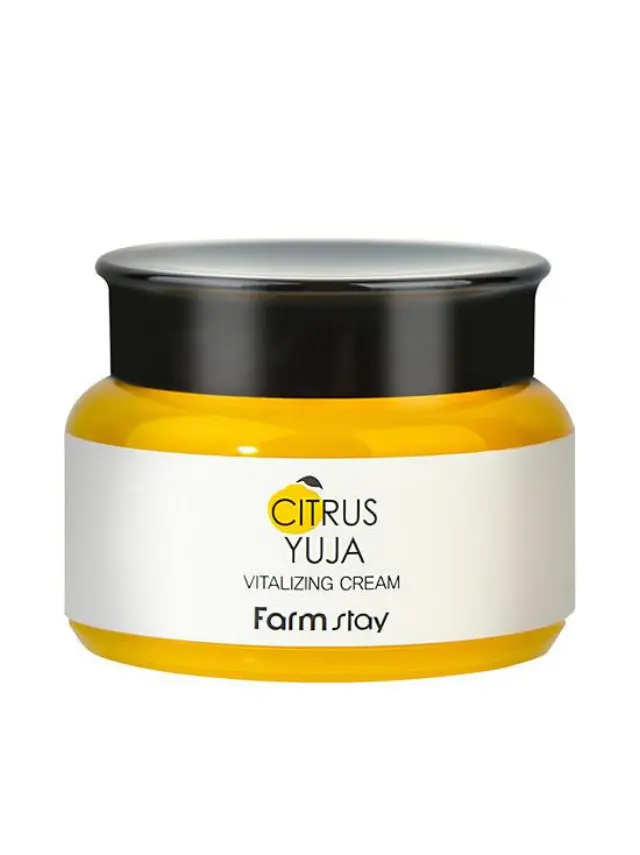 FarmStay Citrus Yuja Vitalizing Cream Αναζωογονητική Kρέμα για Πρόσωπο, Λαιμό & Ντεκολτέ, 100gr