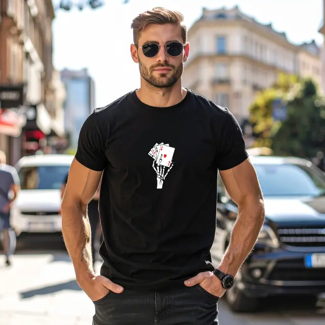 T-shirt Noshame® Signature Μαύρο με Τύπωμα - 112396 - XXL