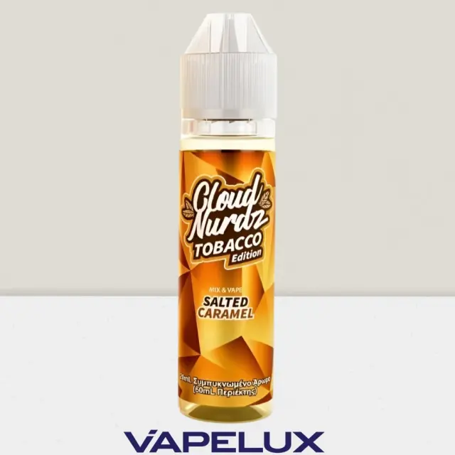 Cloud Nurdz - Tobacco Edition Flavor Shots Salted Caramel 20ml to 60ml 2