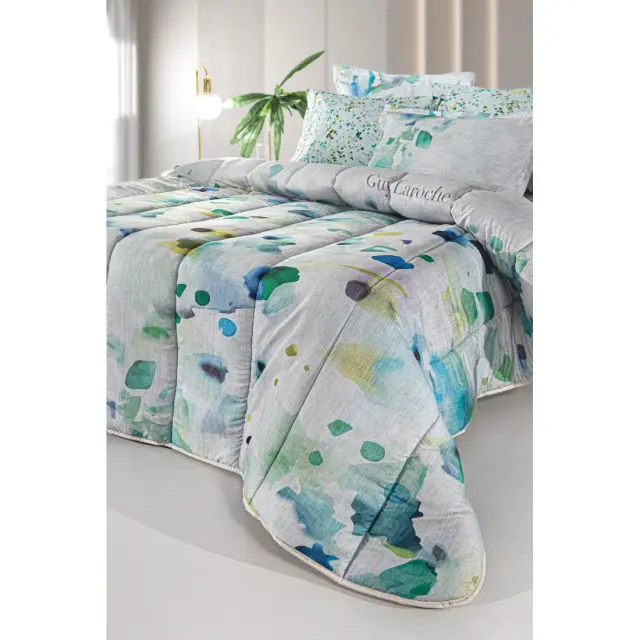 Παπλωματοθήκη Υπέρδιπλη Guy Laroche Carmel Mint 225x245