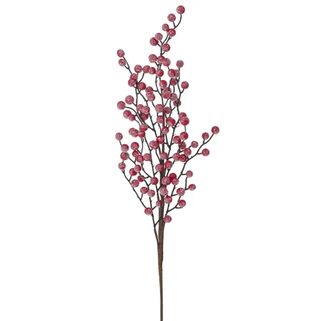 Κλαδί με κόκκινα berries 66cm Iliadis 82702