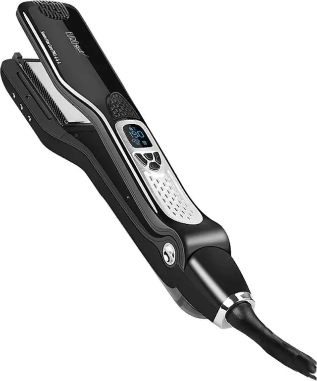 Eurostil Vapor Steam Hair Straightener 07820 Επαγγελματική Πρέσα Ατμού Μαλλιών με Κεραμικές Πλάκες Τουρμαλίνης 8.5x3cm 31.5x5.5x4.5cm έως 230°C