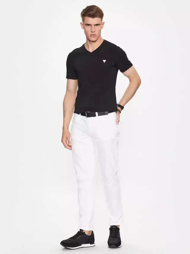 Guess - Ανδρικό T-shirt Slim Fit M2YI32J1314-JBLK Μαύρο - M 3