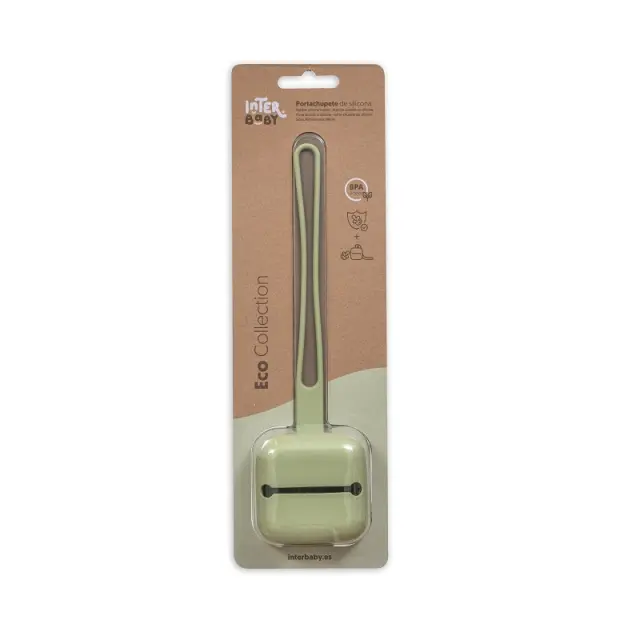 Interbaby Θήκη Πιπίλας Σιλικόνης Olive Green SI004-74 3