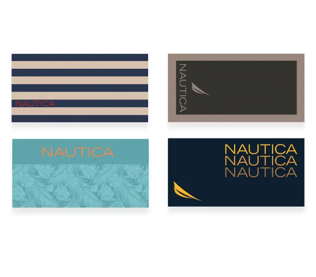 Nef-Nef Homeware Πετσέτα Θαλάσσης Nautica Dynamic 80x160 Blue 3