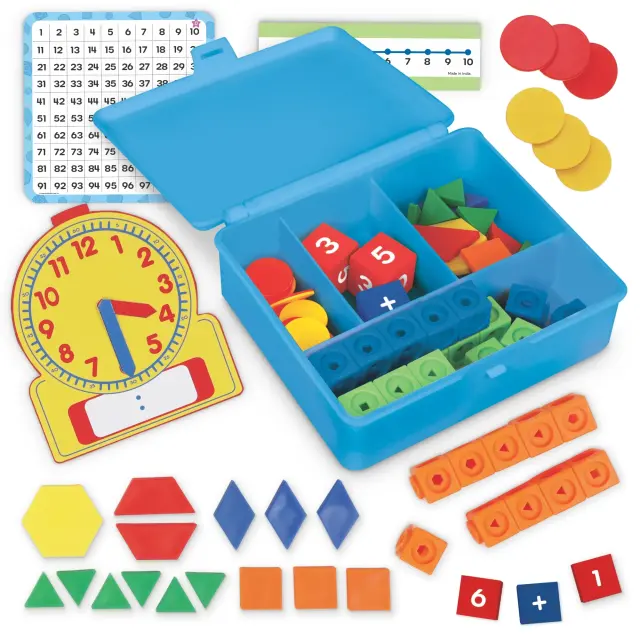 Learning Resources Essential Maths Toolbox Εκπαιδευτικό Σετ Μαθηματικών με Εργαλεία Αρίθμησης & Ώρας (5+ ετών) LER4250 2