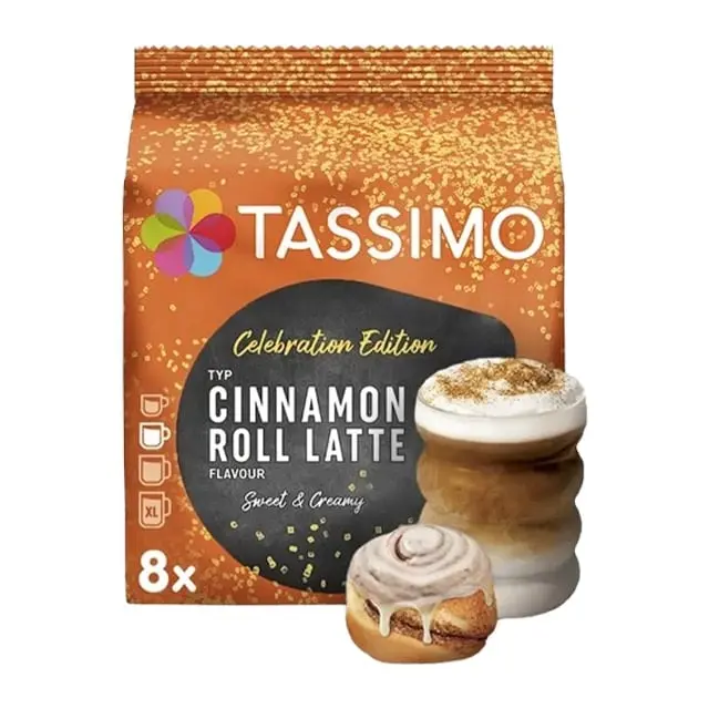 Cinnamon Roll Latte Κάψουλες Tassimo 8τμχ
