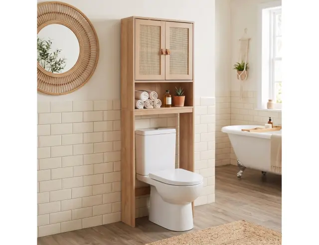 Έπιπλο μπάνιου Bali Home Deco Factory με ράφια και διαστάσεις 60x20x166cm HD0228