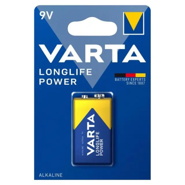 Varta Alkaline battery Longlife Power 6LR61/9V 4922 (High Energy) (VART16804)