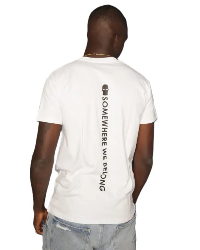 Ghetto Somewhere We Belong White T-Shirt Men’s | 100% Cotton