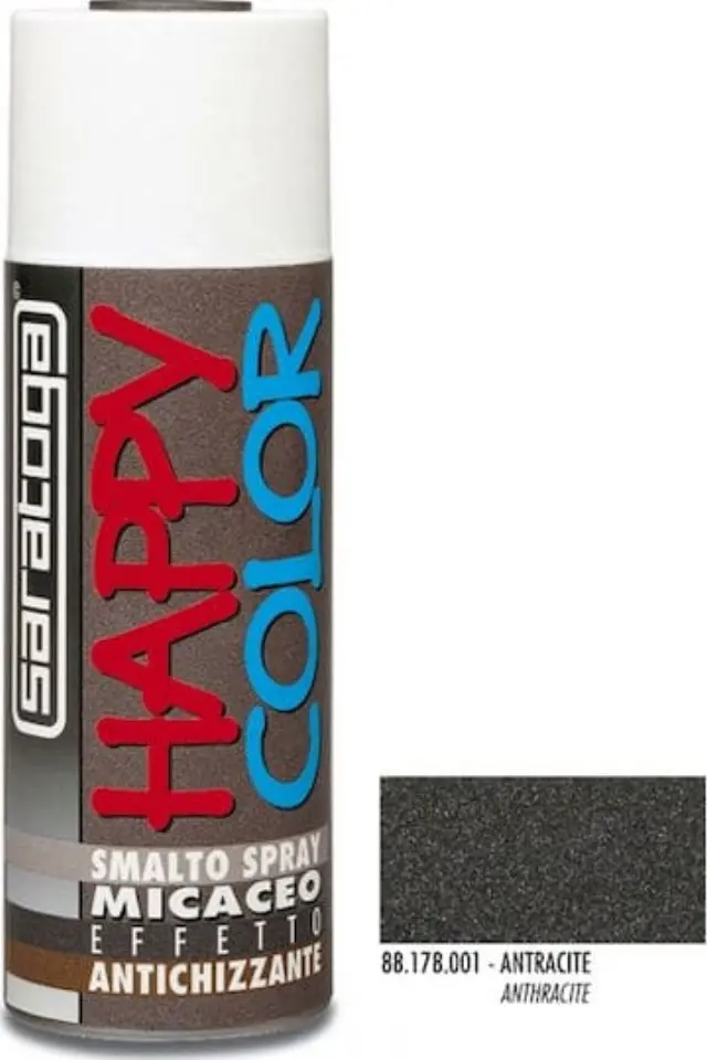 ΣΠΡΕΙ ΒΑΦΗΣ MICA 01 ANTRACITE 400ML HAPPY