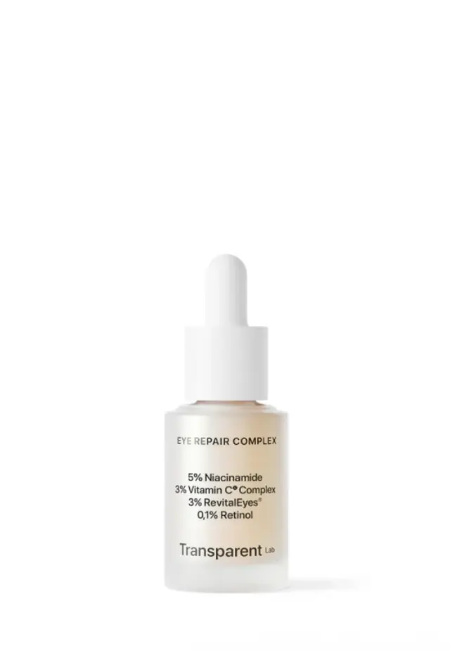 Niche Beauty Lab - Transparent Lab Eye Repair Complex - Ορός περιγράμματος ματιών με Ρετινόλη, Βιταμίνη C και Νιασιναμίδη 15ml