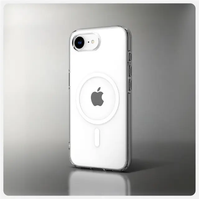 Spigen Crystal Flex MagSafe, clear white - iPhone 17e/16e 3