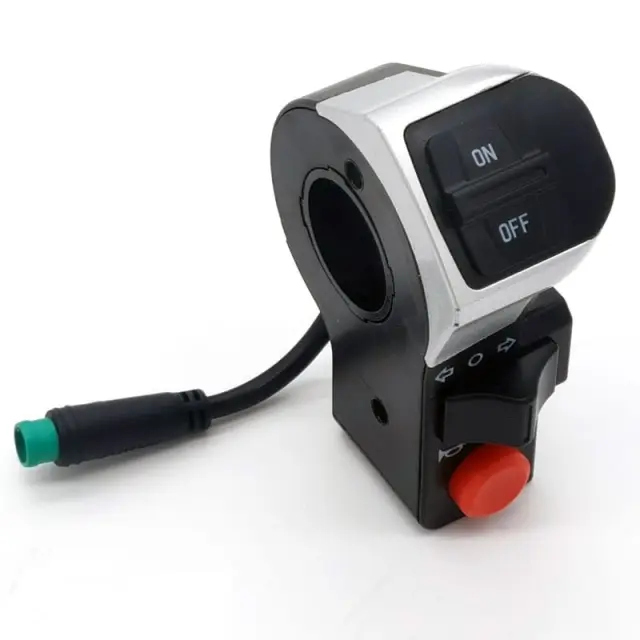 eWHEEL ΜΠΟΥΤΟΝΙΕΡΑ ΓΙΑ E-SCOOTER/E-BIKE (ΦΩΤΑ/ΦΛΑΣ/ΚΟΡΝΑ) ΒΥΣΜΑ ΣΤΕΓΑΝΟ 5 PINS 56474