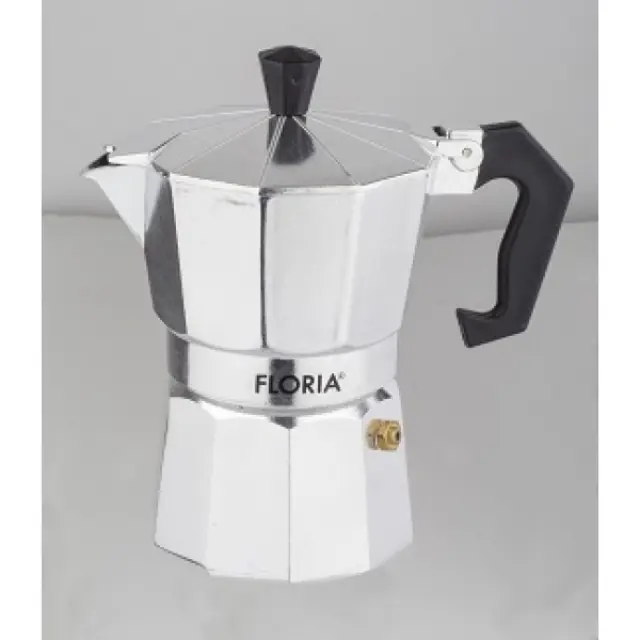 Καφετιέρα Espresso Μόκα Αλουμινίου 150ml για 3 Φλιτζάνια 3