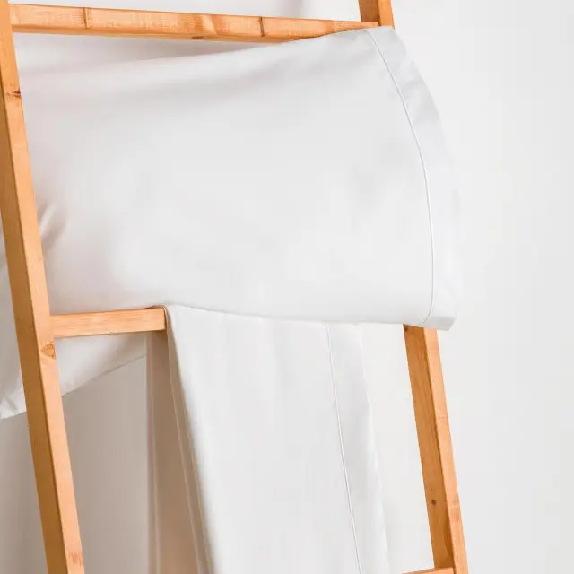 Σεντόνι μονό με λάστιχο 100x200+30 Λευκό Synthesis 500 Vesta Home