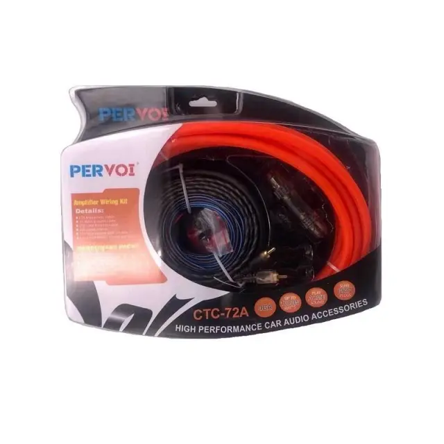 Σετ Καλωδίων Ενισχυτή Αυτοκινήτου CTC72A έως 1000W