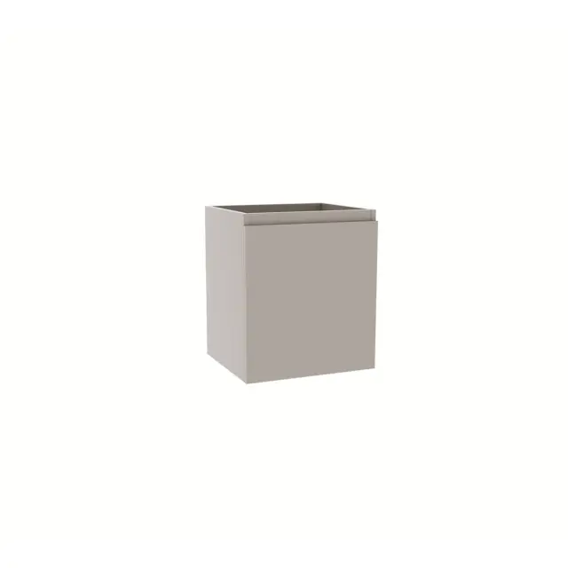 Βάση Επίπλου Μπάνιου DYMA 40 Chestnut με 1 Συρτάρι & Νιπτήρα 390x355x450mm KARAG
