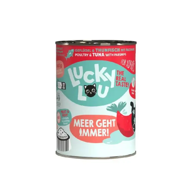 Lucky Lou LifeStage Adult Πουλερικά & Τόνος (με Παστινάκι) 400gr