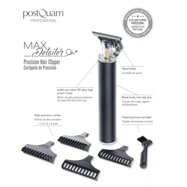 ID Italian Max Detailer Precision Hair Clipper 2