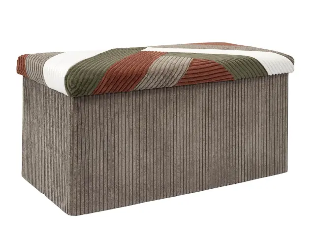 Ταμπουρέ Scott Home Deco Factory με αποθηκευτικό χώρο και διαστάσεις 76x38x38cm HD0551 2