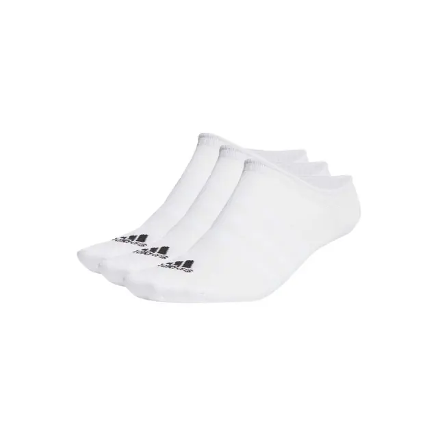 adidas Sportswear Adult Thin And Light No Show 3 Pair Socks Άσπρο HT3463 (adidas Sportswear) - XSmall
