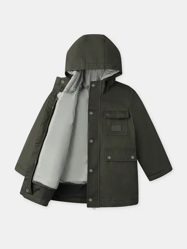 Παιδικό Μπουφάν 3 σε 1 για Αγόρια Khaki Explorer ΠΡΑΣΙΝΟ