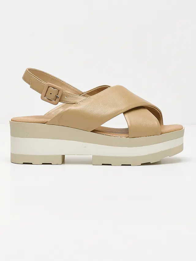 Repo Πέδιλα Γυναικείο δέρμα Μπεζ REP/54226 BEIGE - 40 3