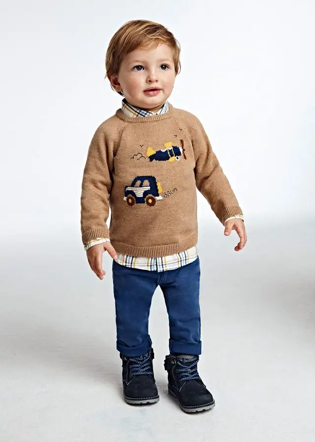 Baby 6 μηνών έως 4 ετών Παντελόνι slim fit ECOFRIENDS θαλασσί - 18M
