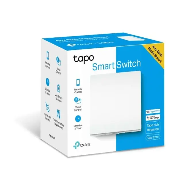 TP-Link Tapo Smart Light Switch, 1-Gang 1-Way (S210) (TAPO S210) 2