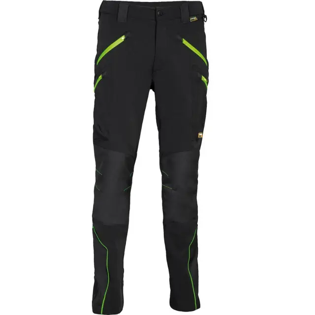 Κυνηγετικό Παντελόνι Ελαστικό 4-way stretch Cofra Velten black/lime - EU 46