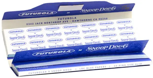 Futurola x Snoop Dogg Χαρτάκια Premium - King Size Slim με Τζιβάνα 33φ. 2