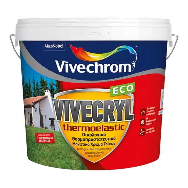 VIVECHROM VIVECRYL THERMOELASTIC ECO ΛΕΥΚΟ 3lt