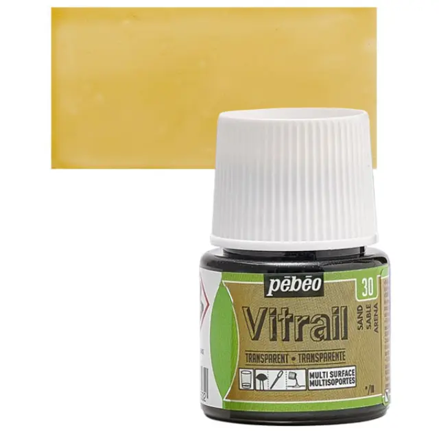 Pebeo Vitrail Διάφανο Σμάλτο - 30 Sand - 45ml