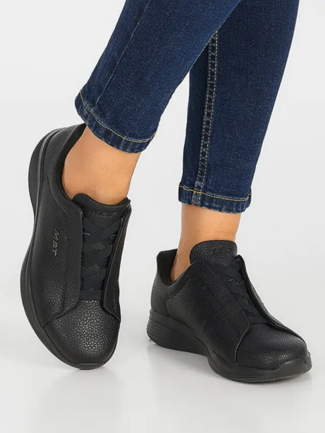 MBT Sneakers Γυναικείο δέρμα Μαύρο MBT/703629 BLACK/BLACK 2