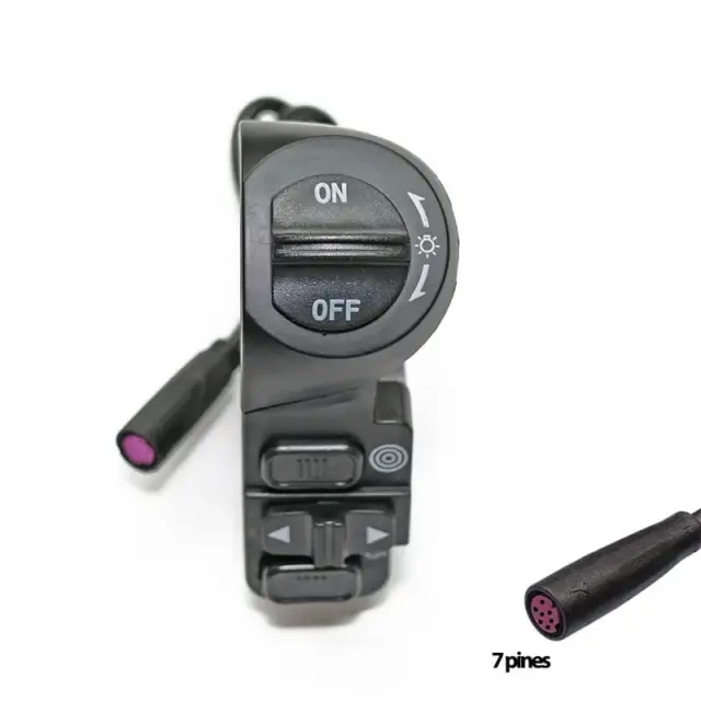 ΜΠΟΥΤΟΝΙΕΡΑ ΓΙΑ SMARTGYRO CROSSOVER T4 DUO E-SCOOTER (ΦΩΤΑ/ΦΛΑΣ/ΚΟΡΝΑ/DUO MOTOR) 7PINS