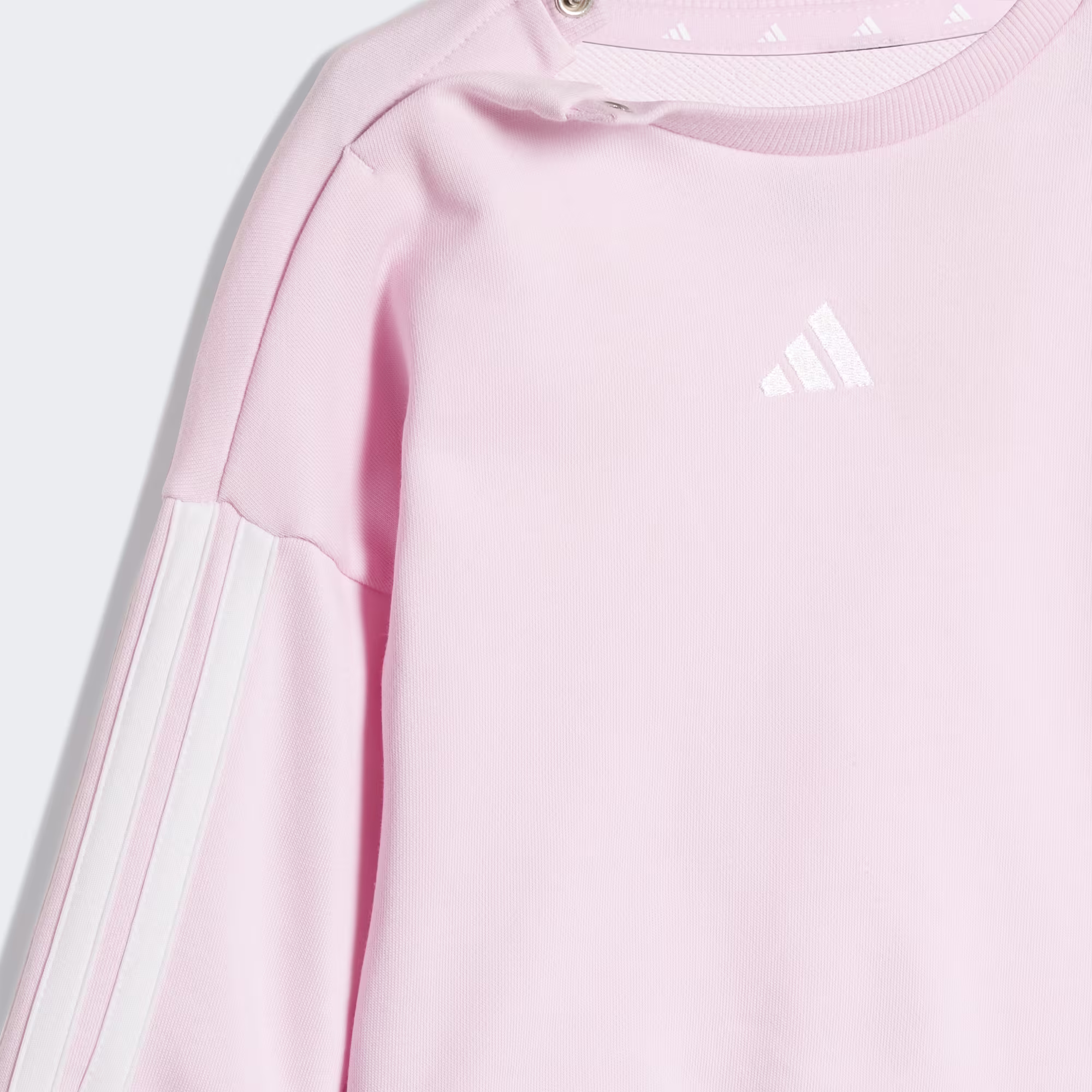 Adidas I 3S FT Jog 240 Kids Sweatpants Set Clear Pink White JV9853 - 36Μ 3