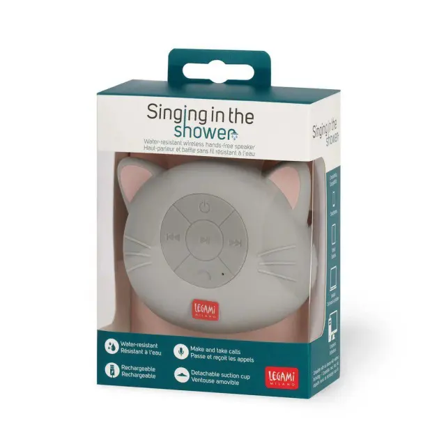 Legami® Singing In The Shower Bluetooth Ηχείο με Βεντούζα- Kitty