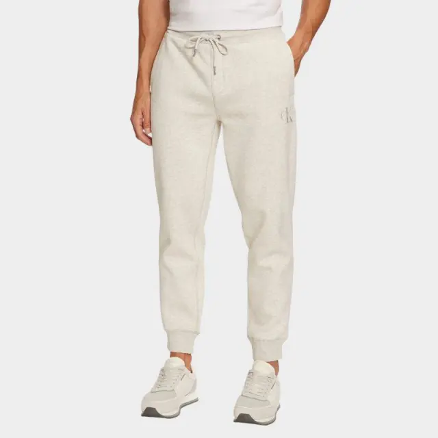Calvin Klein - Fleece Monogram Παντελόνι Φόρμας J30J325658-P6G Γκρι - 2XL