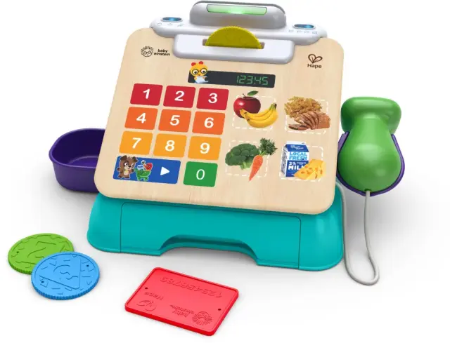 Hape Kids II Ξύλινο Magic Touch Ταμειακή Μηχανή