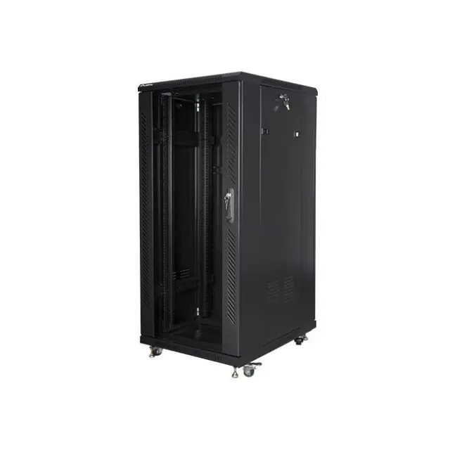 Lanberg Καμπίνα Rack 27U 600x800 Black (FF01-6827-12B)