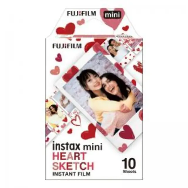 Φιλμ Fujifilm Instax Mini Heart Sketch (10 τεμ.) N69540 3