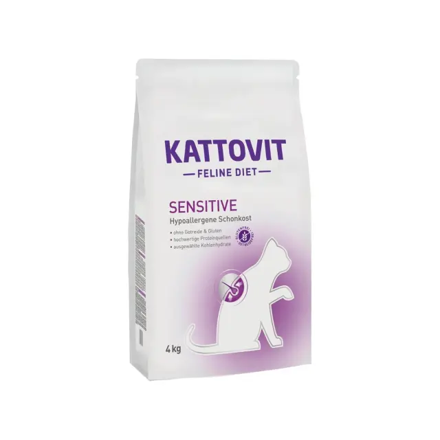 Kattovit Sensitive Ξηρά Τροφή Γάτας με Κοτόπουλο & Λαχανικά 4kg
