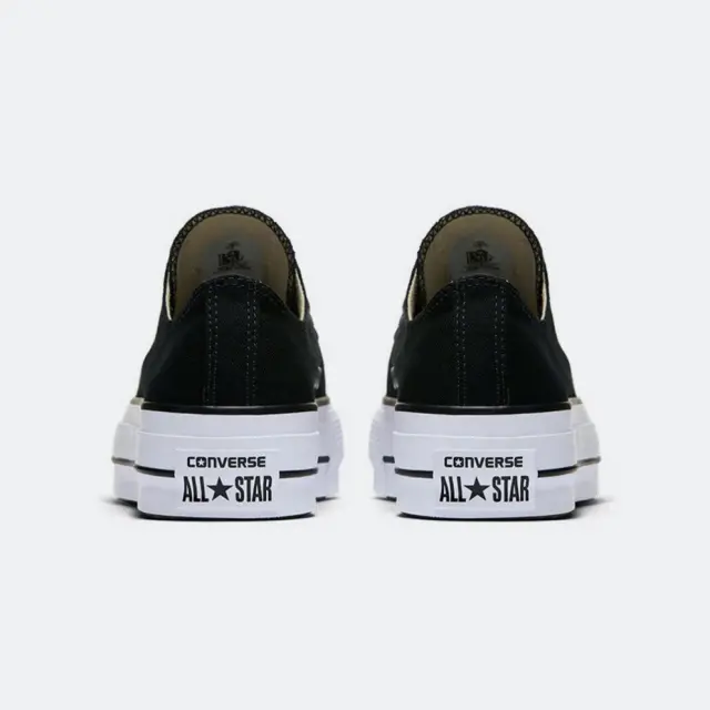 Converse Women's Chuck Taylor All Star OX Lift Canvas Μαύρο - Άσπρο 560250C (Converse) 2