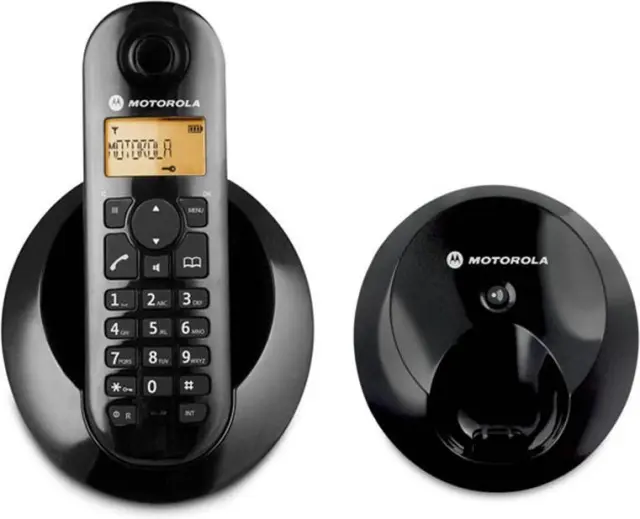 Motorola C601 Ασύρματο Τηλέφωνο με Ελληνικό Μενού Μαύρο 3
