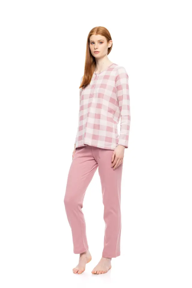 W1787 - Type - PYJAMAS JACQUARD ROSE PLAID 3